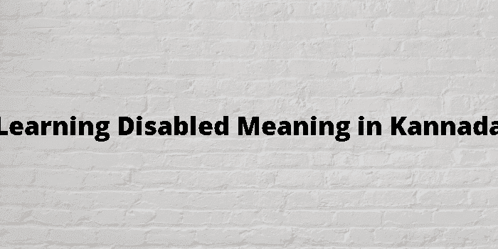 learning disabled