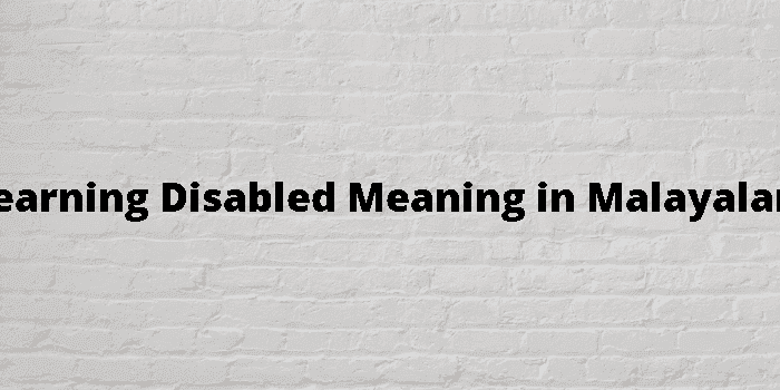 learning disabled