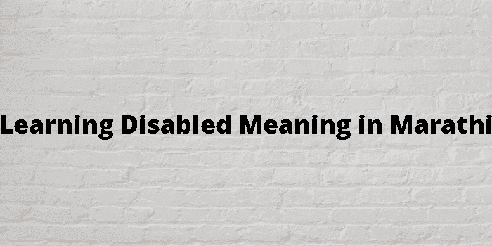 learning disabled