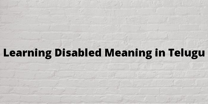 learning disabled