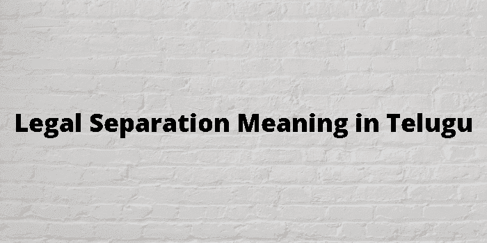 legal separation