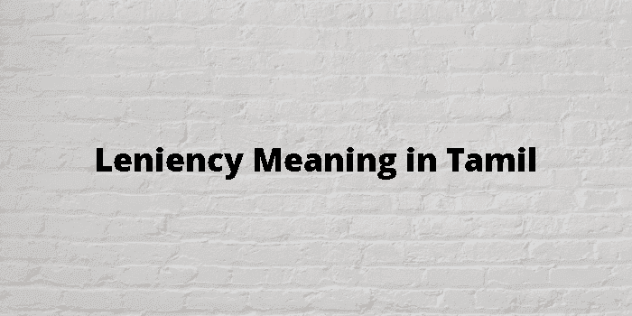 leniency