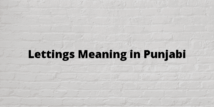 lettings-meaning-in-punjabi