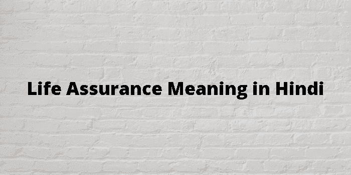 life assurance