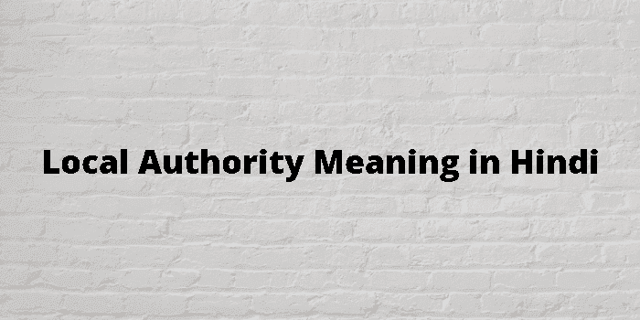 local authority