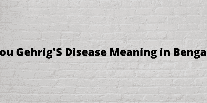 lou gehrig's disease