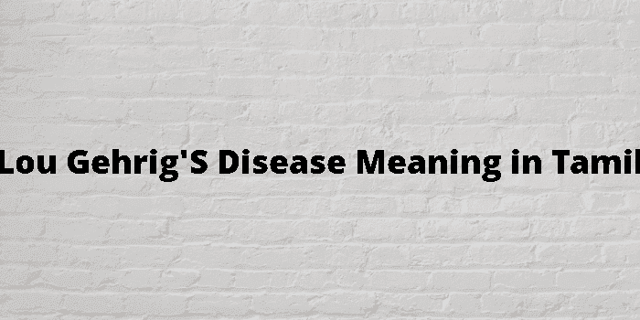 lou gehrig's disease