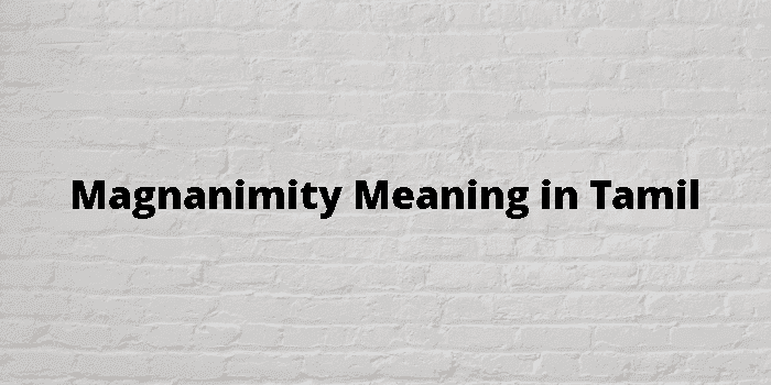 magnanimity