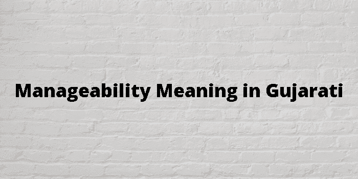 manageability