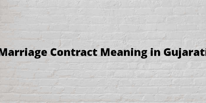 marriage contract