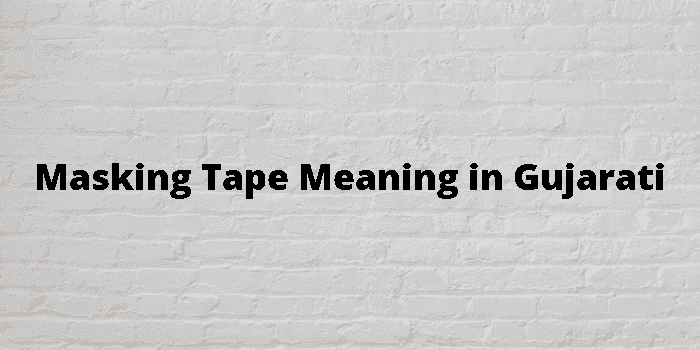 masking tape