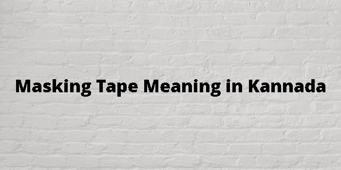 masking tape