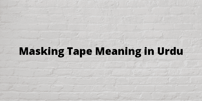 masking tape