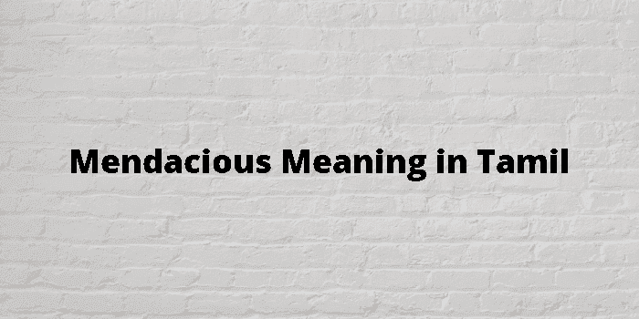 mendacious