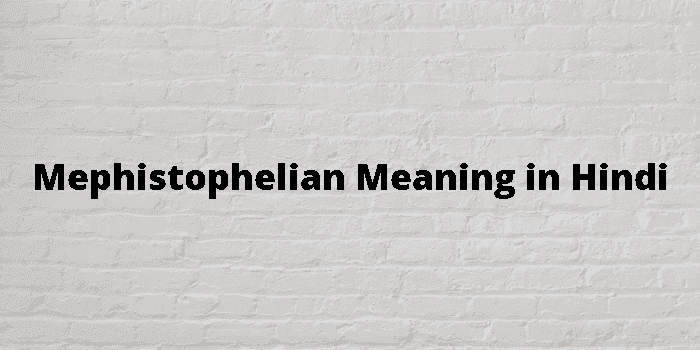 mephistophelian