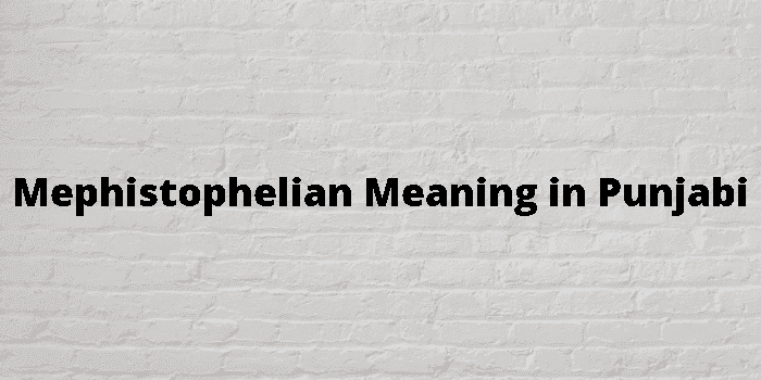 mephistophelian