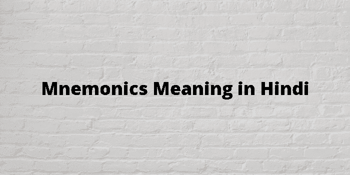 mnemonics