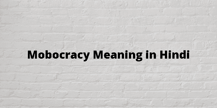 mobocracy
