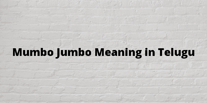 mumbo jumbo