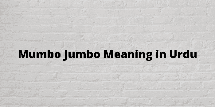 mumbo jumbo