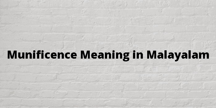 munificence