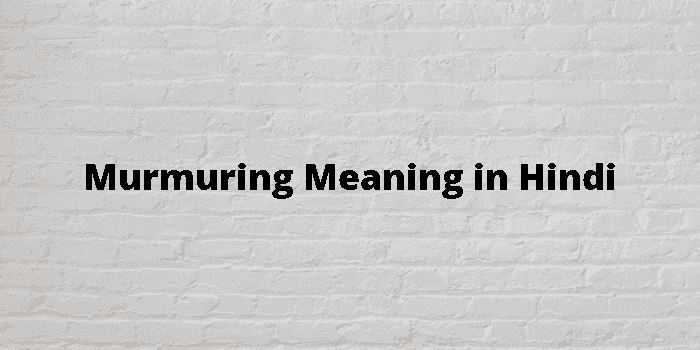 murmuring