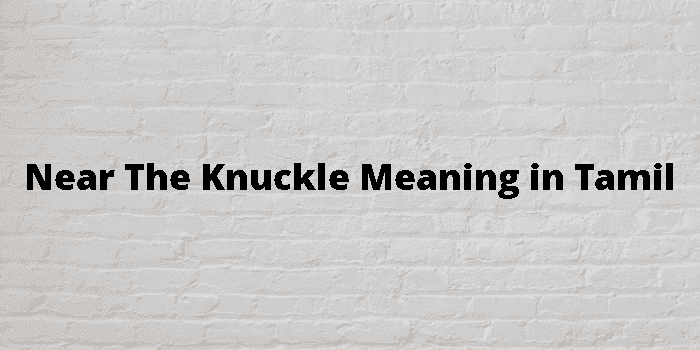 near the knuckle