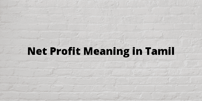 net profit