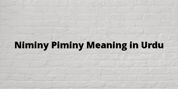 niminy piminy