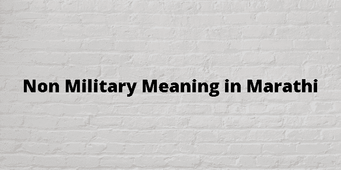 non military