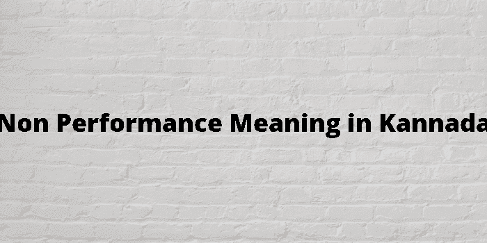 non performance