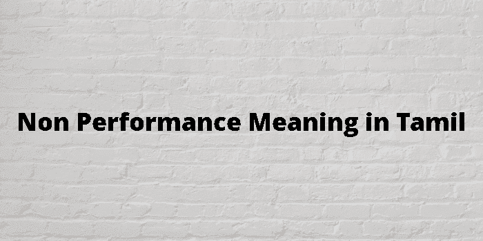 non performance