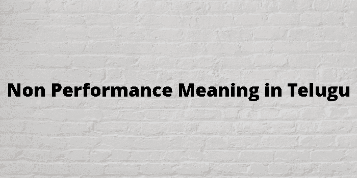 non performance