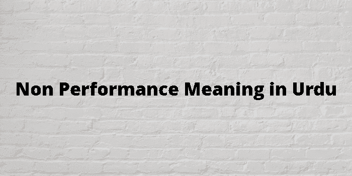 non performance