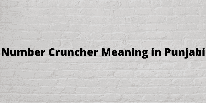 number cruncher