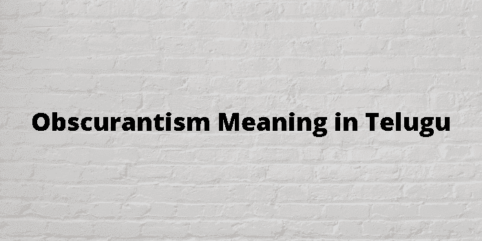 obscurantism