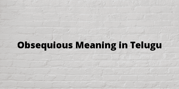 obsequious