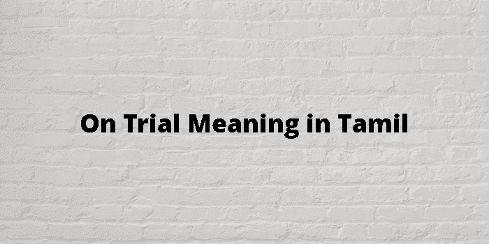 on trial