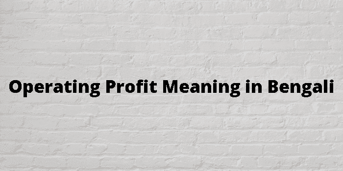 operating profit