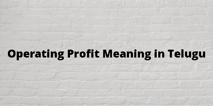 operating profit