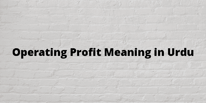 operating profit