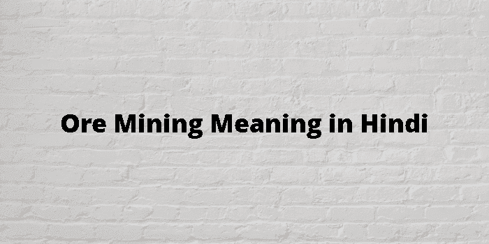 ore mining