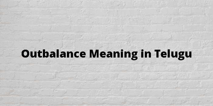 outbalance