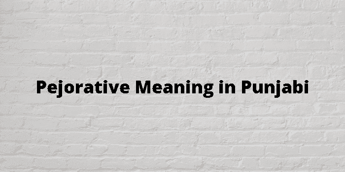 pejorative