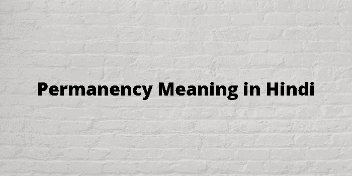 permanency