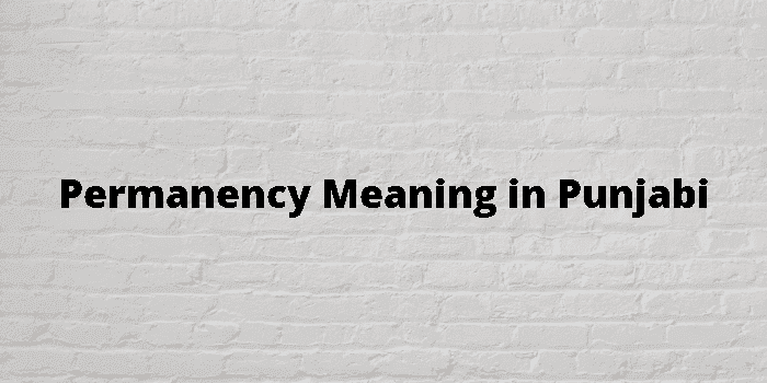 permanency