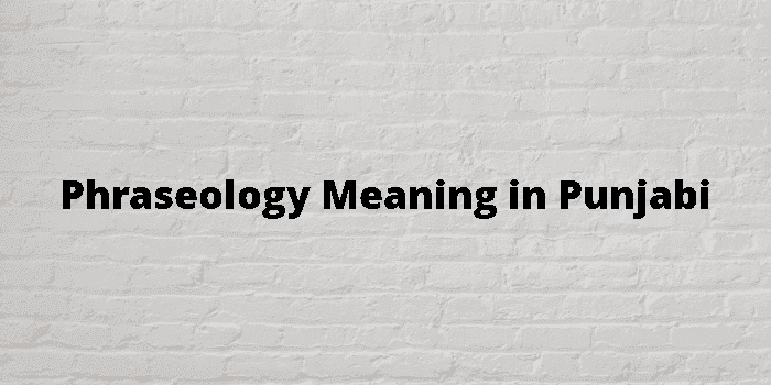 phraseology