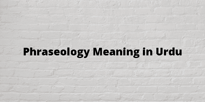 phraseology