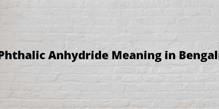 phthalic anhydride