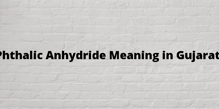 phthalic anhydride